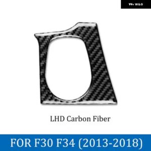 カーボン カースタート エンジン ボタン フレーム カバー ステッカー BMW F30 320I F34 GT 3シリーズ アクセサリー インテリア スタイリング - LHD-Carbon Fiber