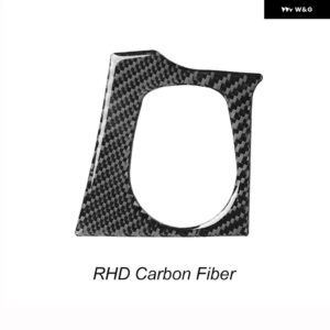 カーボン カースタート エンジン ボタン フレーム カバー ステッカー BMW F30 320I F34 GT 3シリーズ アクセサリー インテリア スタイリング - RHD-Carbon Fiber