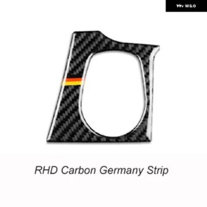 カーボン カースタート エンジン ボタン フレーム カバー ステッカー BMW F30 320I F34 GT 3シリーズ アクセサリー インテリア スタイリング - RHD Carbon Germany