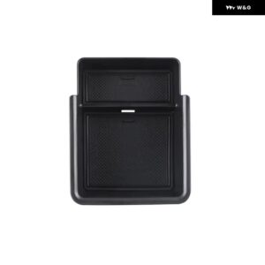 アームレスト ボックス MG 4 MG4 EV EH32 MULAN 2022-2025 アームレスト 収納 コンテナ ホルダー トレイ カーアクセサリー - Black pad