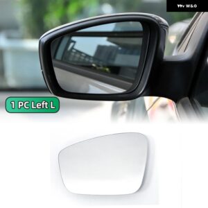 VW ポロ V 6R 6C 2009-2017 車 左 右 リアビュー サイド ウィング ミラー ガラス 加熱 外装 パーツ 広角 リアビュー - 1PC Left