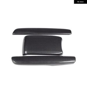 アームレスト ボックス カバー カーボン製 車中央 アームレスト 装飾 カスタム ホンダ シビック 10代目 2016 - 19