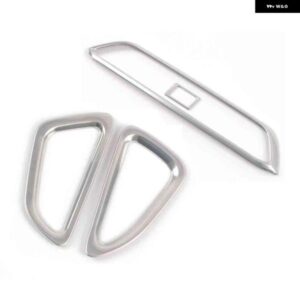 MG MG5 2021 車用 ステンレス エアコン ACコンセント ベントカバー トリム 装飾 フレーム アクセサリー シルバー 4個