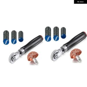 タイヤパッチローラー 32個入り タイヤバッファーホイールとタイヤリペアパッチ付き 車 トラック 55MM