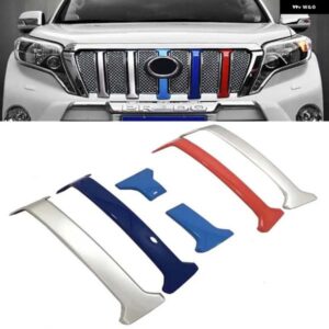 車用フロント グリル トリム バンパー 3色 トヨタ ランドクルーザー プラド 150 LC150 FJ150 2014 - 16 アクセサリー