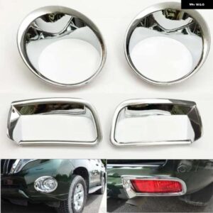 トヨタ ランドクルーザー プラド 150 FJ150 2014 - 2017 ABS クローム フロント リア フォグランプ ランプ カバー トリム フォグランプ シェード