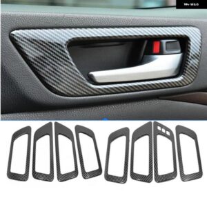 トヨタ ハイランダー 2015-2019 カーボン 車内 ドアハンドル カバー ドアボウル フレーム トリム アクセサリー 内装