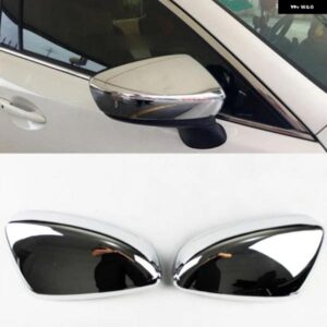 2個 ABS クローム サイドミラー リアビューカバー トリム マツダ3 アクセラ M3 2014 2015