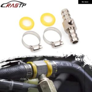 1/2インチ 3/8インチ 燃料ライン圧力Tフィッティング アダプター 燃料圧力ゲージセンサー バーブ プッシュ ロックTフィッティング アダプター RS-THB037