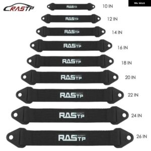10インチ～26インチ ブラック織り厚み 4層リミットストラップ オフロード サスペンションとドライブラインコンポーネントへダメージを防止 TD002