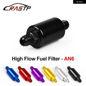 AN6 汎用 アルミ燃料 フィルター 100ミクロン銅 フィルター 付き RS-OFI002