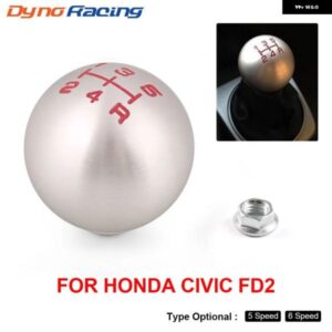 汎用 レーシング5速/6速 ギア シフト ノブ マニュアル オートマチックチタンボールシェイプM10 * 1.5 シフト ノブ シフト レバー ホンダ