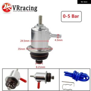 アルミ製調整式燃料圧力レギュレーター VW ゴルフ ジェッタ パサート アウディ VAG エンジン 3-5 バール 噴射圧力レギュレーター