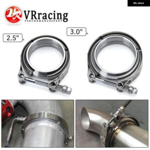 Vバンド排気クランプ 2.5インチ 3インチ 63MM 76MM 排気オスとメスフランジ Vバンドクランプ Vバンドマフラークランプ