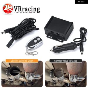 汎用 12V 電子リモート コントロール スイッチ+ コントロール ボックス 電動排気カットアウトキット 車 カスタム アクセサリー VR-GJ031