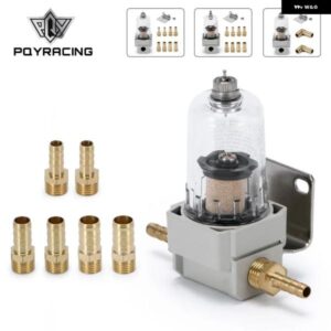 エアオイルセパレーター オイルキャッチタンク エンジン オイル フィルター 不純物除去 自動車アクセサリー 汎用 PQY-OST01