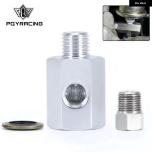 PQY RACING - BMW 3シリーズ E30 E36 3ポート オイル圧力温度計 アダプター Tピース PQY-OGA01
