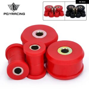 フロント コントロール アーム ブッシング キット VW ビートル 98-06 / ゴルフ 85-06 / ジェッタ 85-06 ポリウレタン ブラック レッド PQY-CAB01