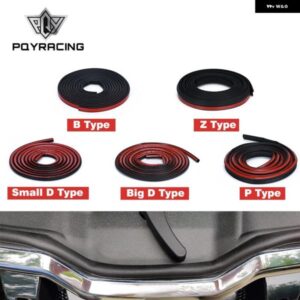 4メートル ビッグD スモールD Zシェイプ P Bタイプ 3M 車ドアシールストリップ EPDM ノイズ遮断 防塵 防音 車用ゴムシール