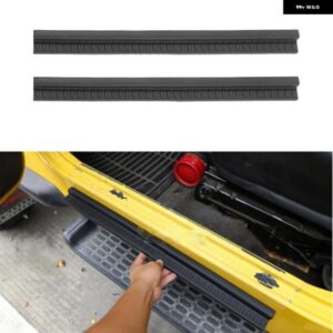 車ドアシル プロテクター プレートエントリーガード トリム ステッカー ラバー スタイリング モールディング ジープ ラングラー TJ 1997-2006