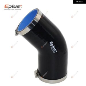 汎用 シリコン チューブ ホース 45度コネクタ 車用インタークーラー ターボ吸気 パイプ カプラー ブラック マルチサイズ