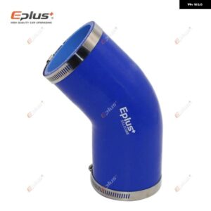 汎用 シリコン チューブ ホース 45度コネクタ 車用インタークーラー ターボ吸気 パイプ カプラー ブルー マルチサイズ