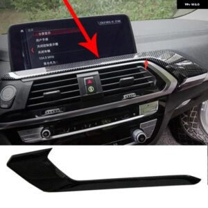 カー スタイリング ABS カーボン インテリア ミドル コンソール パネル カバー トリム BMW X3 G01 2018 2019