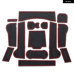 カーアクセサリー 2017 2018 フォルクスワーゲン /VW T-ROC T ROC TROC インテリア ゲートスロット パッド ノンスリップカップマット アンチスリップ ドアグ