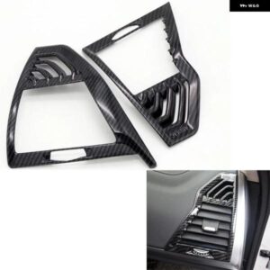 BMW X3 G01 2018 ABS カーボン / クロームマット 車内 サイド エアコン 通気口 吹き出し口 カバー トリム カーアクセサリー