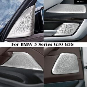 カー オーディオ スピーカー カバー トリム ドア スピーカー ステレオ カバー トリム カーアクセサリー インテリア BMW 5シリーズG30 G38 2018-2022