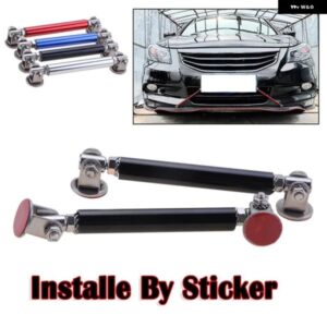 汎用 調整可能フロント バンパー リップスプリッター ロッドストラットタイバー粘着 サポート キット アクセサリー75MM/100MM/150MM/200MM