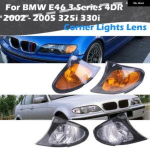 ランプ ハウジング ウィンカー コーナーライト クリアレンズ バルブ なし BMW 3シリーズ E46 2002-2005 カーアクセサリー 63137165859 63137165860