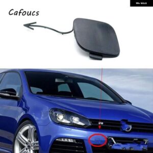 未塗装フロント バンパー 牽引フックアイカバー キャップ 5K0807241D VW ゴルフ R20 MK6 6 RLINE 2009-2013