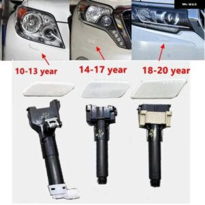 車用フロント バンパー ヘッドライト ウォッシャースプレージェットノズル ポンプ カバー キャップ トヨタ ランドクルーザー プラド LC150 2010 2011 2012-2