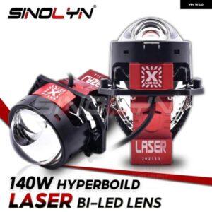 SINOLYN 27300 LM 3インチ BI LED レーザー双曲面プロジェクターレンズ ヘッドライト LED 車用ライト カーアクセサリー RETROSTYLING