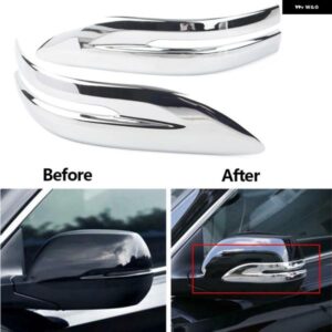 2個 車用クローム ABS バックミラー サイドミラー ストライプ トリム カバー ホンダ CR-V CRV 2012 - 21