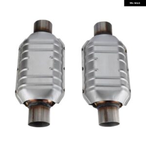 2個入り シボレー シルバラード 1500 GMC フォード 2.5インチ 汎用 触媒コンバーター 83166 ハイフロー カーアクセサリー