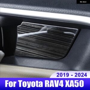 トヨタ RAV4 XA50 2019 - 24 RAV 4 ハイブリッド車用インナー ドアハンドル ボウルカバー トリム ステッカー アクセサリー