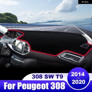 プジョー 308 SW T9 308 GTI II MK2 2014 - 20 車用 ダッシュボード カバー マット サンシェード パッド アクセサリー