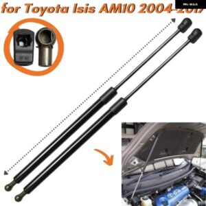 数量 2 フードストラット トヨタ アイシス AM10 2004-2017 フロント ボンネット カーボン ガス スプリング リフト サポート ショック アブソーバー ダンパー