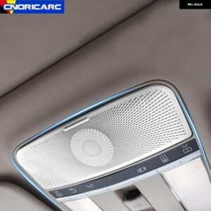 車用フロント読書灯ネットカバー トリム 装飾 メルセデス ベンツ S クラス W221 2008-2013 メガネ ケース パネル アクセサリー
