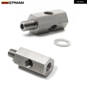 1/8インチ NPT 1/8インチ BSPT M10X1.0 ターボオイルフィード アダプター フィッティングセンサーオイル圧力ゲージ CGQ197