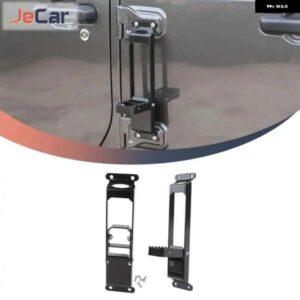 JECAR 車ドアステップ クライミングドアヒンジ フットレスト ペダルペグ ジープ ラングラー JK/JL/JT 外装 アクセサリー