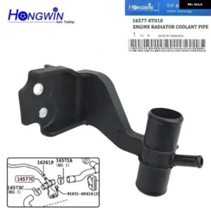 16577-0T010 エンジン ラジエーター ウォーター アウトレット クーラント パイプ トヨタ カローラ ZRE151 ZRE152 165770T010 16577 0T010