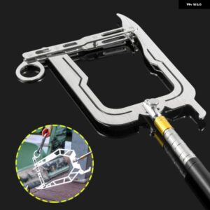 多目的係留ロープ ドックフック ステンレス 長距離スレッダー ポータブル ストップシップ カヤックアクセサリー ボートツール