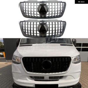 フロントレーシングフェイスリフト グリル アッパー バンパー GTR グリル パナアメリカ スタイル メルセデス ベンツ スプリンター カーゴバン W907