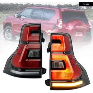 LED テールライト アセンブリ トヨタ プラド レクサス GX460 2010-2016 アンバー ウィンカーライト ホワイト リバースライト 付き