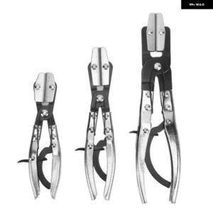 ホースピンチオフプライヤー ラチェットジョー 回転式 汎用 自動車 ラジエーター ブレーキ クーラント パイプ ホースピンチオフクランプ