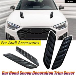 車用フロントフードスクープ 装飾 トリム カバー アウディ アクセサリー A1 A3 A4 A5 A6 A7 A8 Q2 Q3 Q5 Q7 Q8 R8