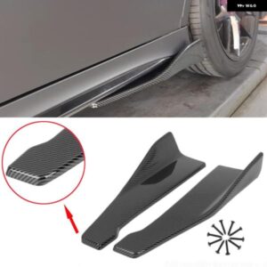 48CM サイドスカート 車用 汎用 バンパー スポイラー スプリッター エクステンション BMW F20 E90 ゴルフ 5 6 パサート B6 B8 プジョー 206 アウディ A3